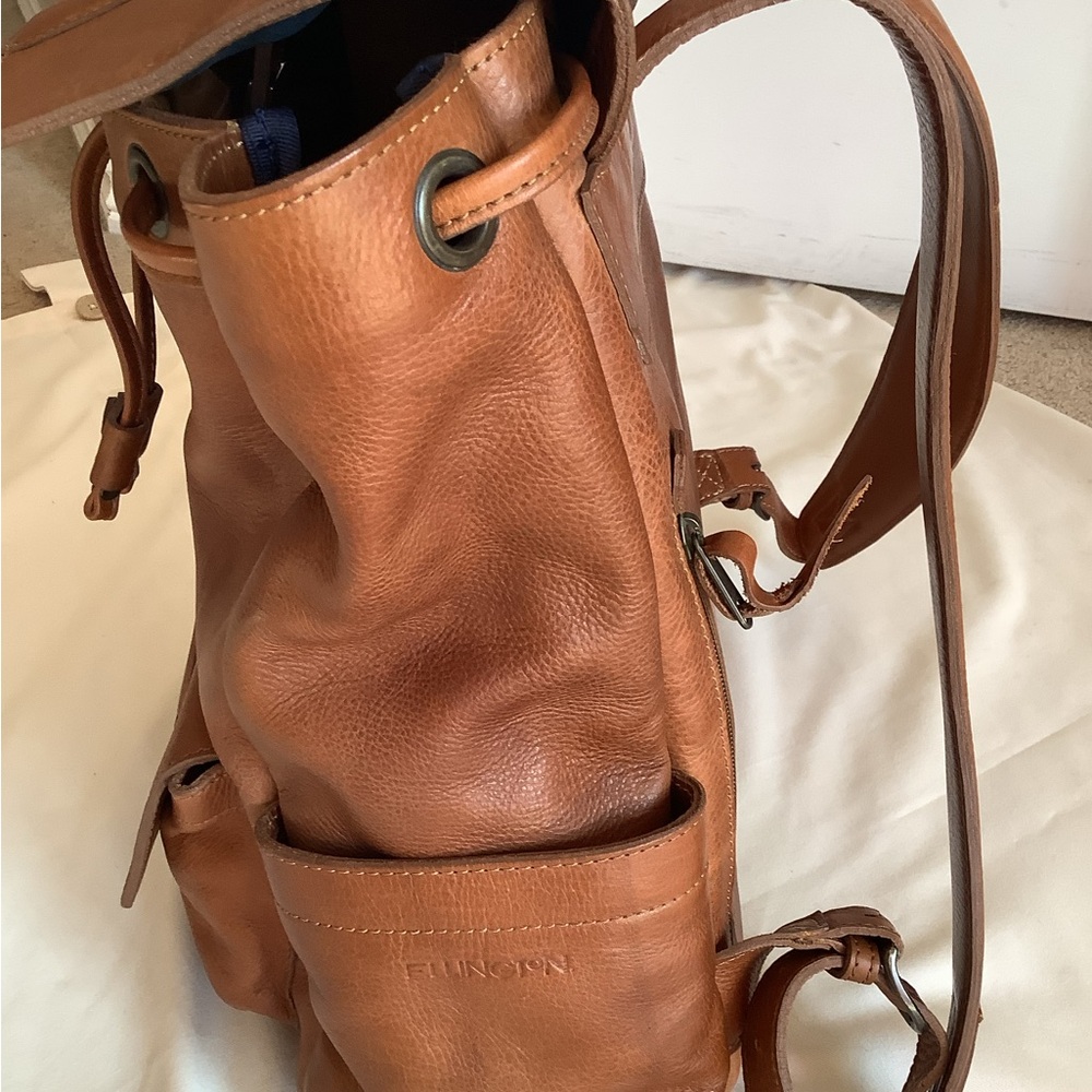 Brown Leather Backpack - image 8